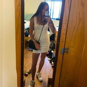 Cute white dress perfect for grad or going out